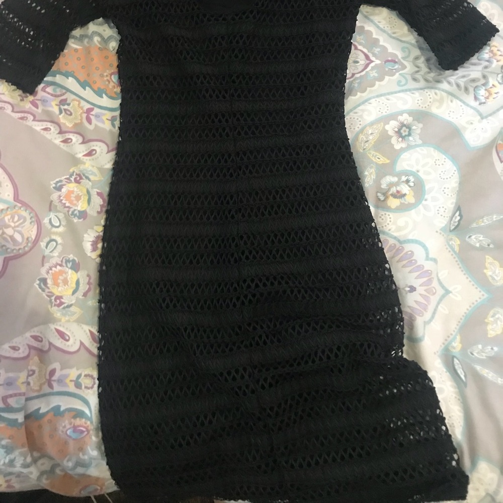 Black cocktail dress